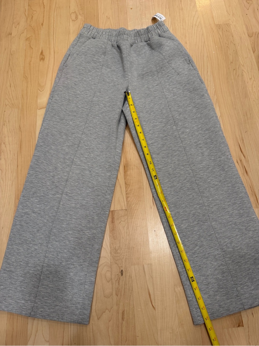 Old Navy Wide-Leg Pants in Heather Gray - Bounce Fleece